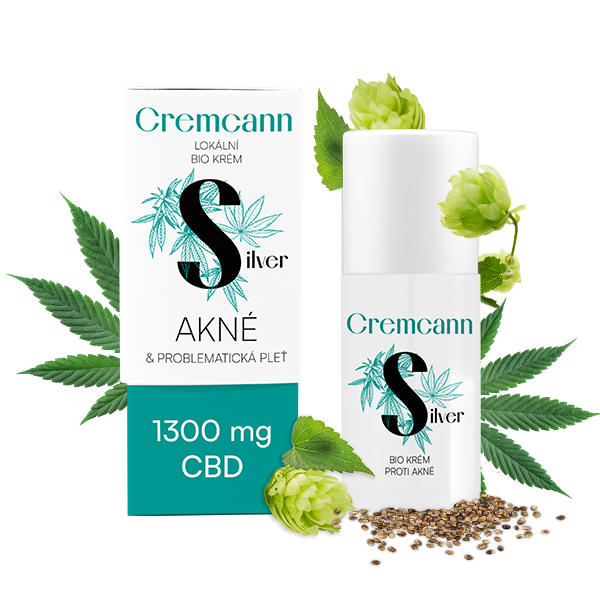 CREMCANN SILVER 1 300 mg helyi bio krém problémás bőrre - 30 ml - Annabis