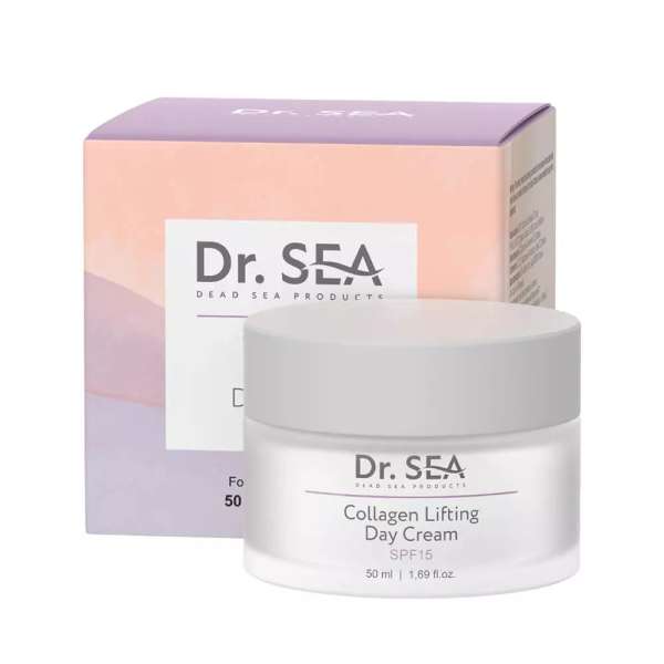 Kollagén nappali lifting krém SPF15 - 50ml - Dr. Sea