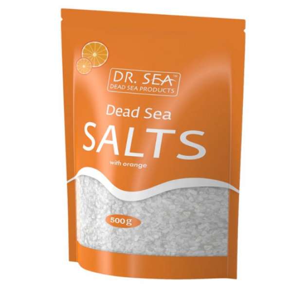 Holt-tengeri só narancskivonattal - 500g - Dr. Sea