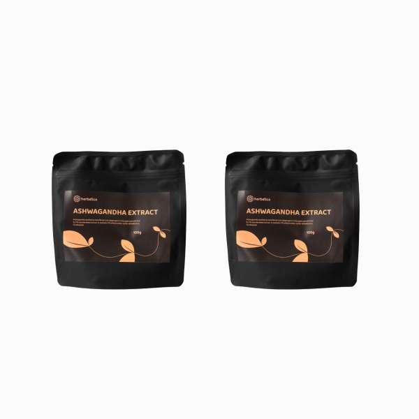 Kedvezményes szett: 2 x Ashwagandha gyökérpor, 7%-os kivonat – 100 g - Herbatica