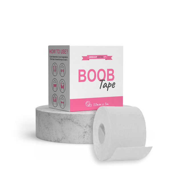 BreastExtra+ BOOB Tape (fehér) – speciális mellragasztó szalag