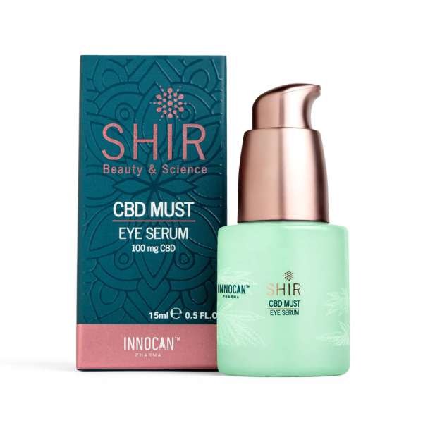 SHIR Beauty & Science CBD szemkörnyékápoló szérum duzzanat, sötét karikák és ráncok ellen, 15 ml
