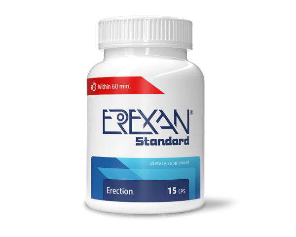 EREXAN Standard – férfiak intim igényeire minden életkorban – 15 kapszula