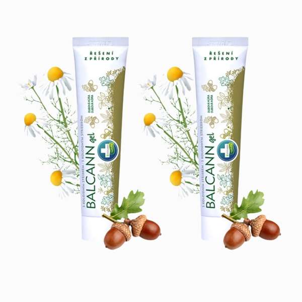 Akciós készlet: 2x BALCANN tölgyfakéreg gél aranyérre, repedésekre - 75 ml - Annabis