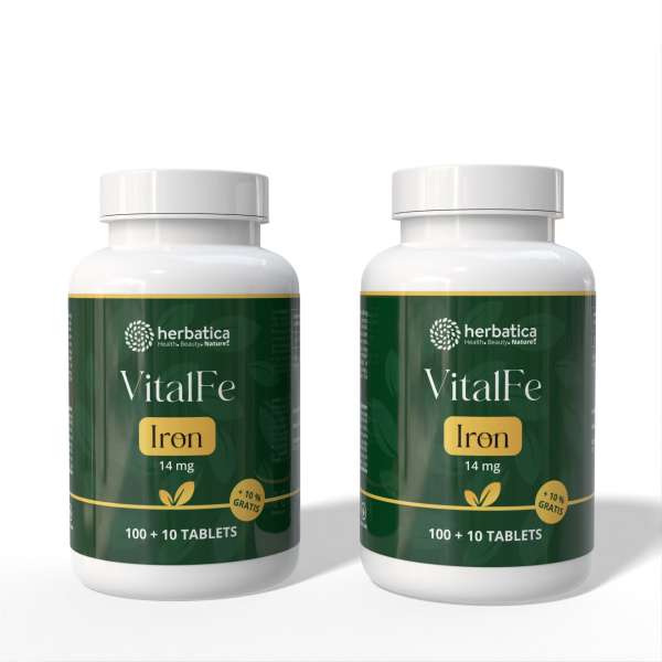 Akciós készlet: 2x Vas 14 mg – 110 tabletta – Herbatica