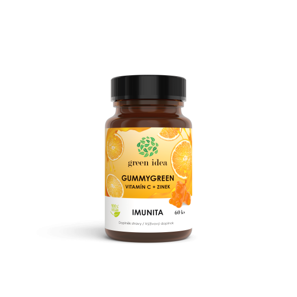 Gummygreen - C-vitamin + cink 60 db - Green idea