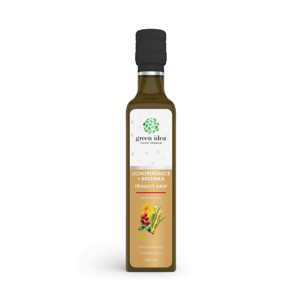 Lichořeřišnice+áfonya szirup - nádcukor 250 ml - Green idea