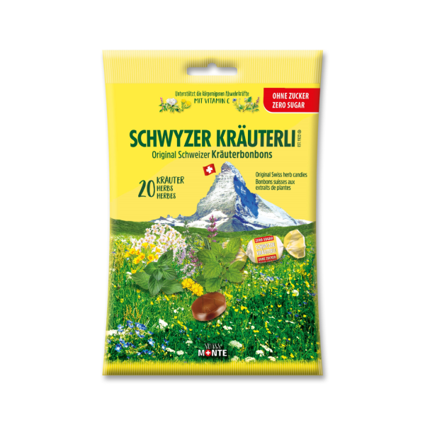 DOMACO Gyógynövényes cukorkák - Cukormentes gyógynövények 75 g - Green idea