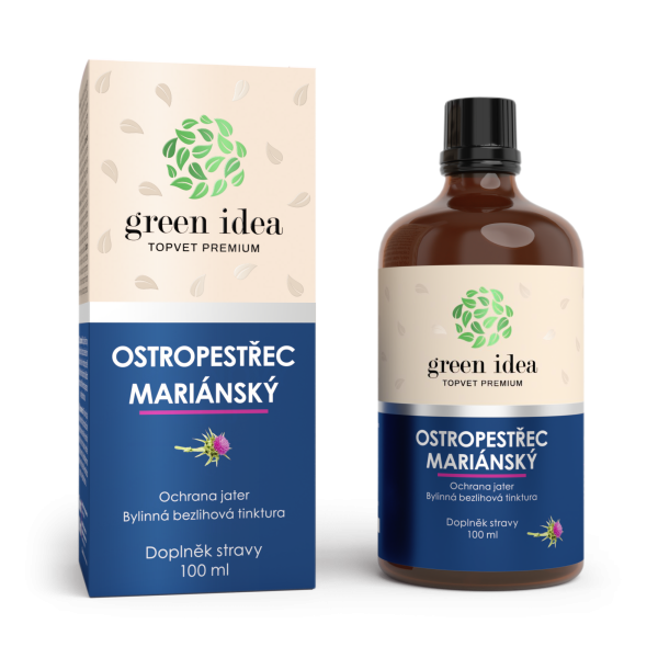 Máriatövis - alkoholmentes tinktúra 100 ml - Green idea
