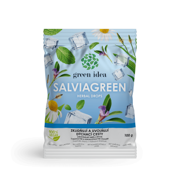 Salviagreen - gyógynövény cukorka 100 g - Green idea