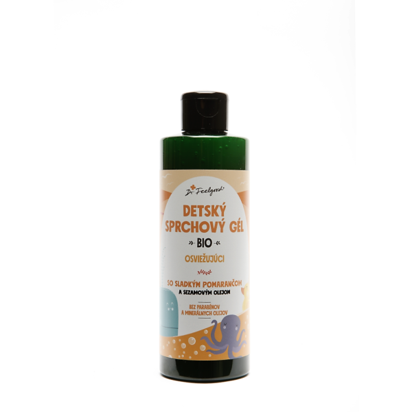 BIO gyermek tusfürdő Narancs – 200 ml – Dr. Feelgood
