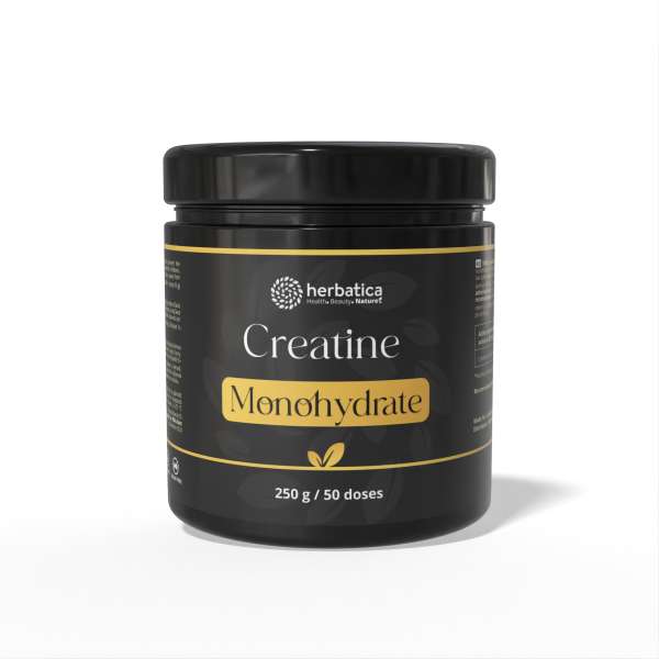 100% kreatin monohidrát por 250g - Herbatica
