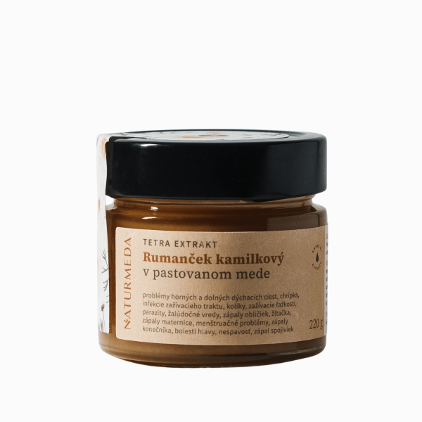Terápiás méz kamillával – 220 g – Naturmeda
