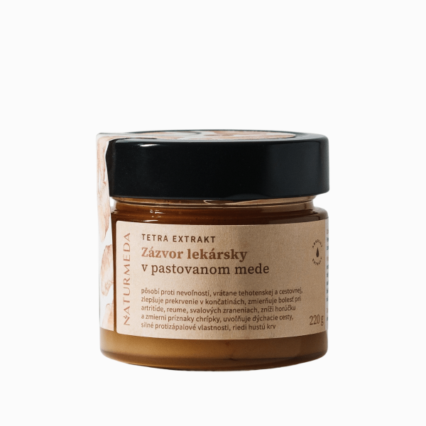 Terápiás méz orvosi gyömbérrel – 220 g – Naturmeda