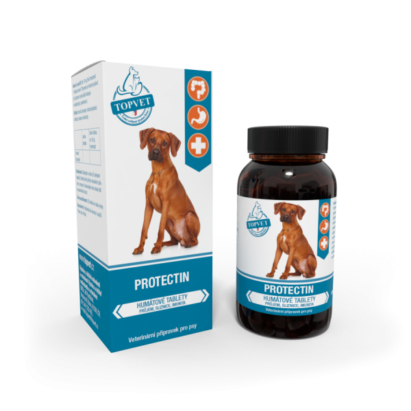 Protectin humát tartalmú tabletták kutyáknak, 90 db - Green idea