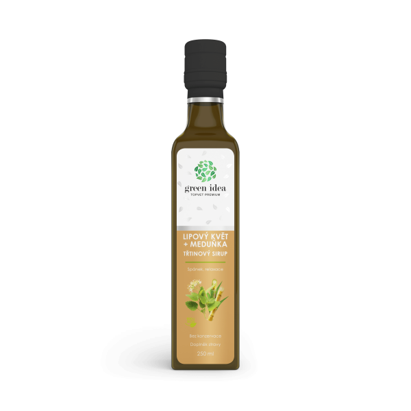 Hársfavirág és citromfű nádcukorszirup 250 ml - Green idea