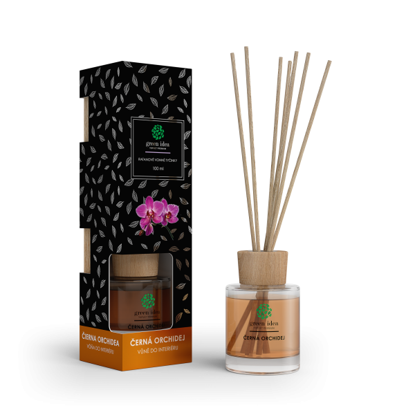 Rattan illatpálcák Fekete orchidea 100 ml - Green idea