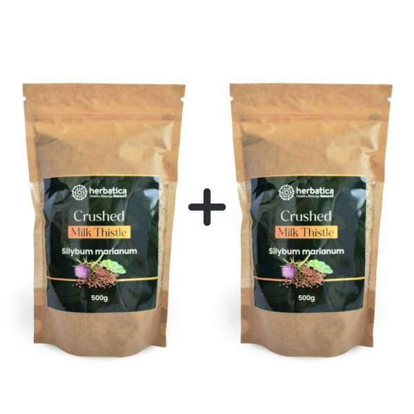 Akciós készlet: 2x 100% finomra zúzott máriatövis - 500g - Herbatica