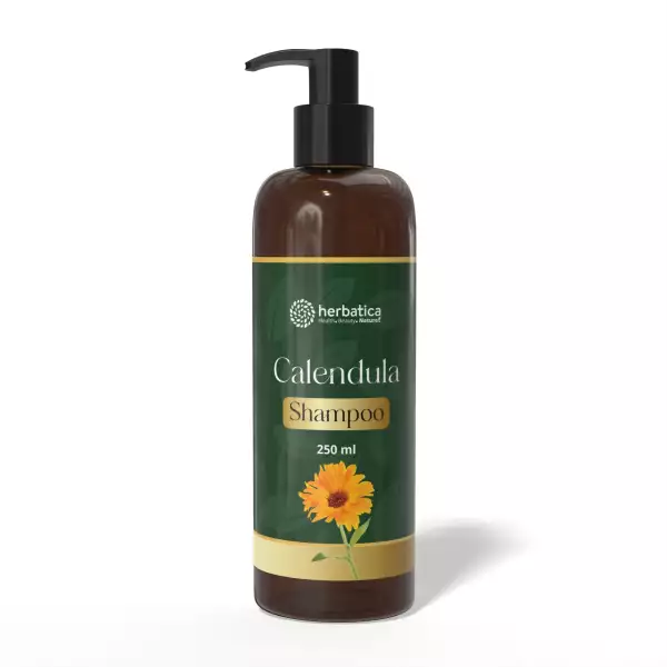 Calendula Shampoo – körömvirágos sampon a hajnövekedés támogatására – 250 ml - Herbatica