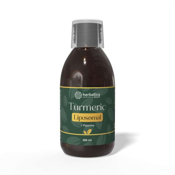 Lipozomális kurkuma kivonat + piperin - 200 ml - Herbatica