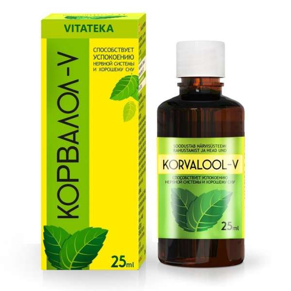 Corvalol-V gyógynövényes cseppek – 25 ml – Vitateka