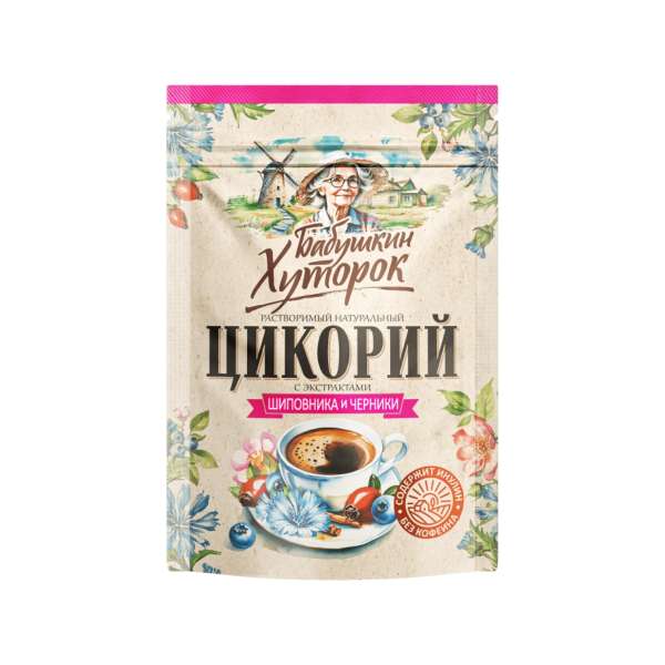 Hutorok cikóriakávé áfonyával és csipkebogyóval - 100 g