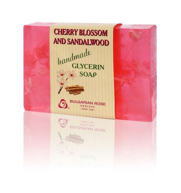 Bulgarian Rose Karlovo Glicerines szappan cseresznyevirág és szantálfa illattal, 70 g