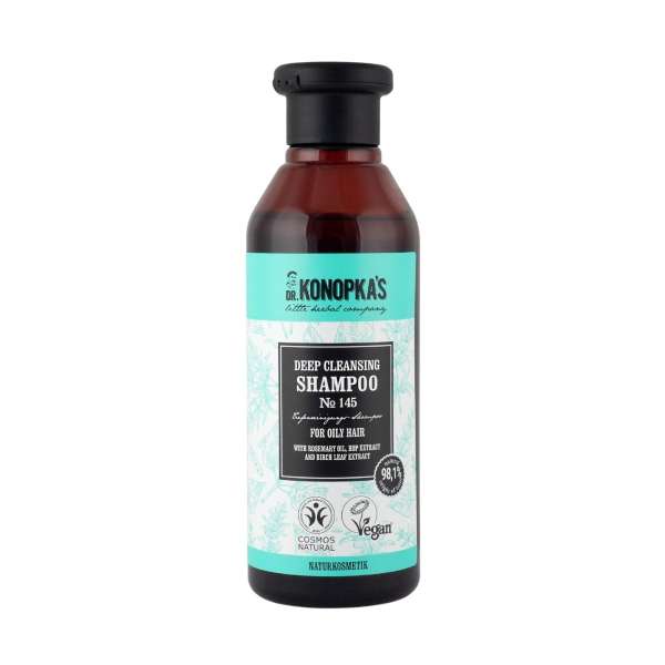 Dr. Konopka's №145 mélytisztító sampon zsíros hajra – 280 ml