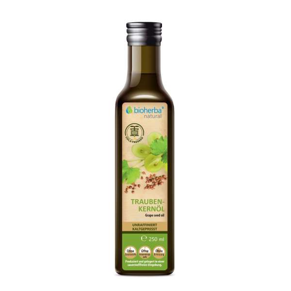 Hidegen sajtolt szőlőmagolaj - 250 ml - Bioherba