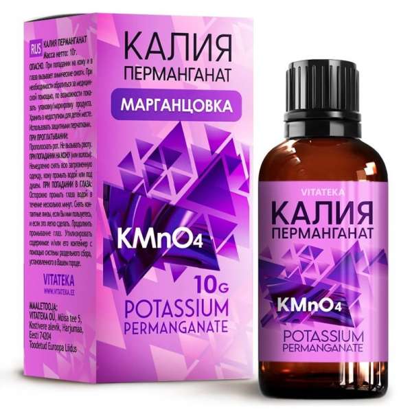 Kálium-permanganát – 10 g – Vitateka