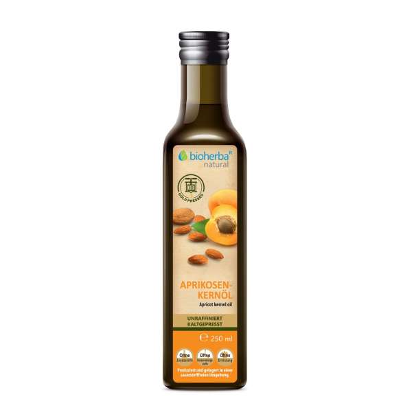 Bioherba hidegen sajtolt sárgabarackmag-olaj – 250 ml
