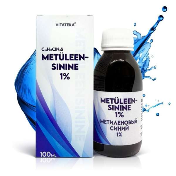Metilénkék 1% – vizes oldat – 100 ml – Vitateka