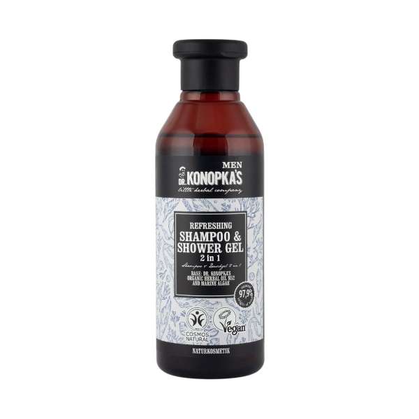 Dr. Konopka's Dr. Konopka’s férfi frissítő 2 az 1-ben sampon és tusfürdő – 280 ml