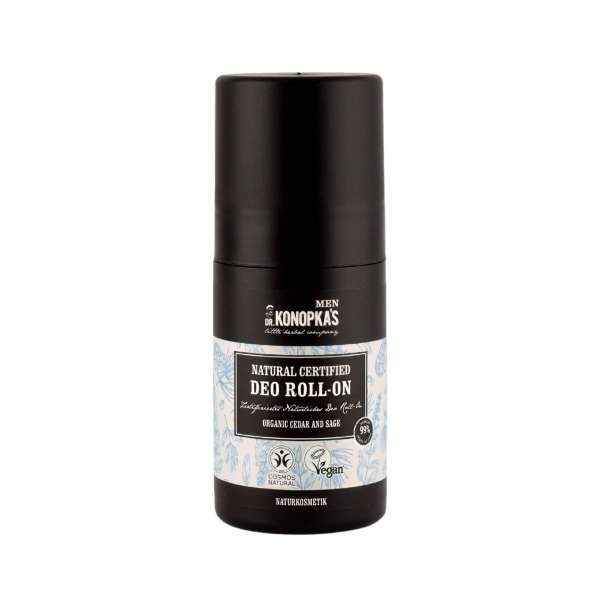Dr. Konopka's természetes, tanúsított férfi roll-on dezodor, 50 ml