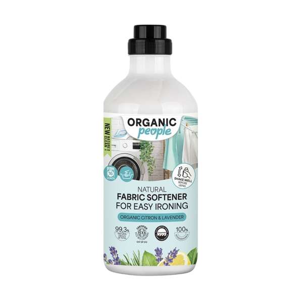 Organic People természetes öblítő a könnyebb vasalásért - 1000 ml