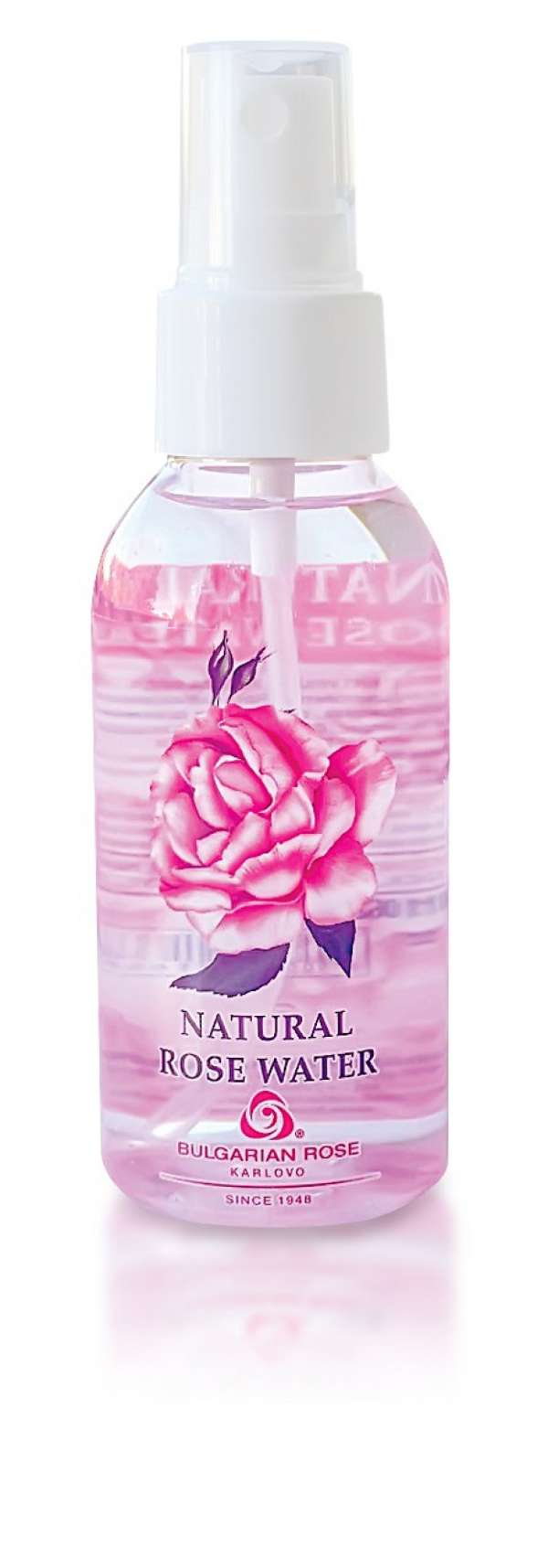 100% természetes rózsavíz Rosa Damascena 100 ml - spray - Bulgarian Rose Karlovo
