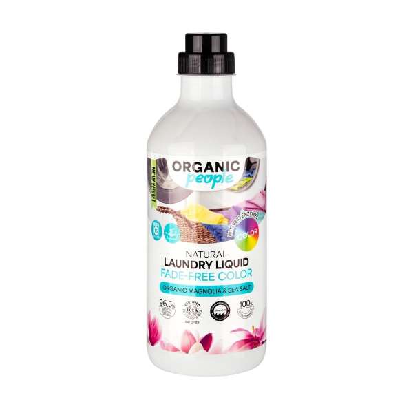 Organic People természetes mosógél színes ruhákhoz - 1000 ml
