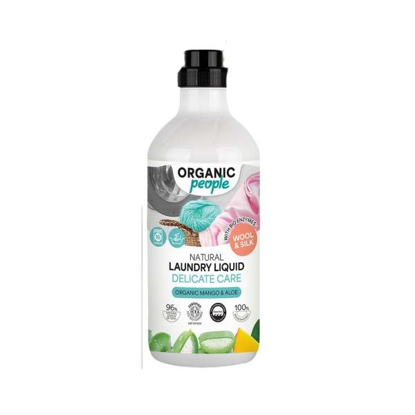 Organic People természetes mosógél kényes ruhákhoz – 1000 ml