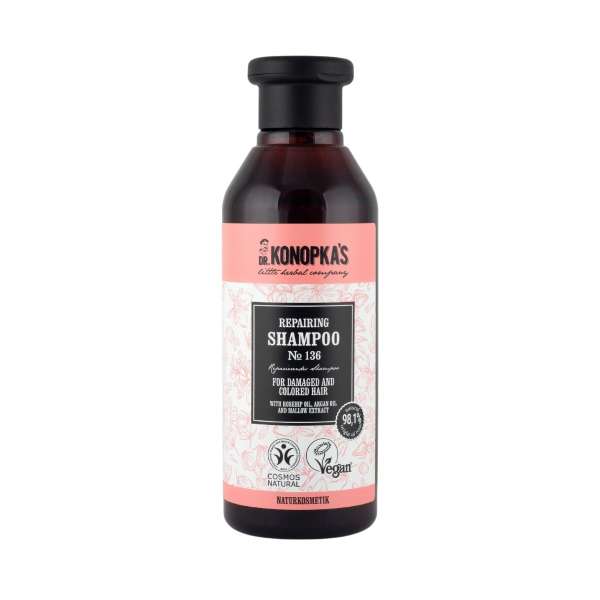 Dr. Konopka's №136 regeneráló sampon sérült és festett hajra – 280 ml
