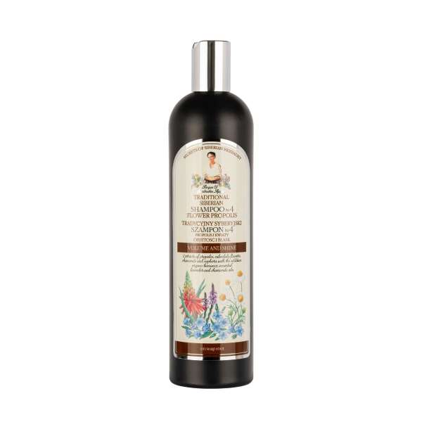 Babička Agafia №4 virágpropoliszos sampon hajra – 550 ml