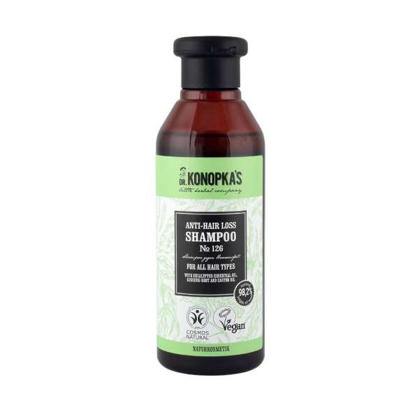 Dr. Konopka's №126 hajhullás elleni sampon minden hajtípusra – 280 ml