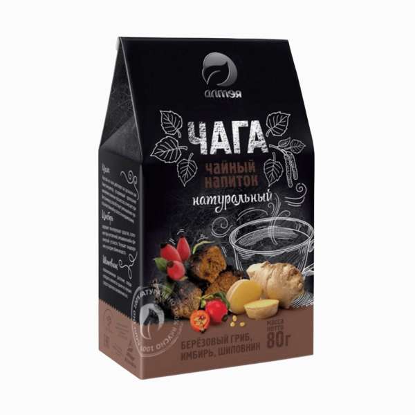 Alteya chaga tea gyömbérrel és csipkebogyóval, szálas – 80 g
