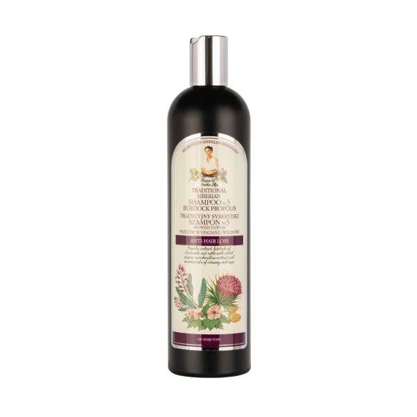 Babička Agafia №3 bojtorjános-propoliszos sampon hajhullásra hajlamos hajra – 550 ml
