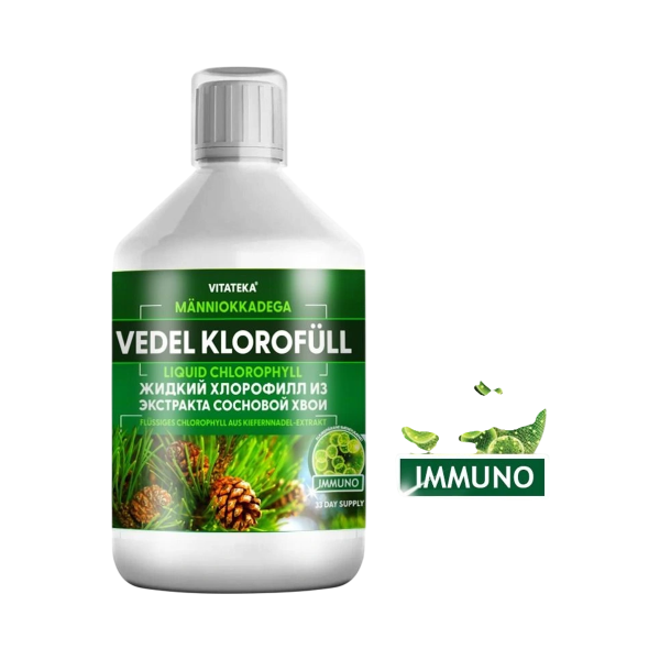 Vitateka folyékony klorofill erdeifenyő-tűlevél kivonattal – 500 ml