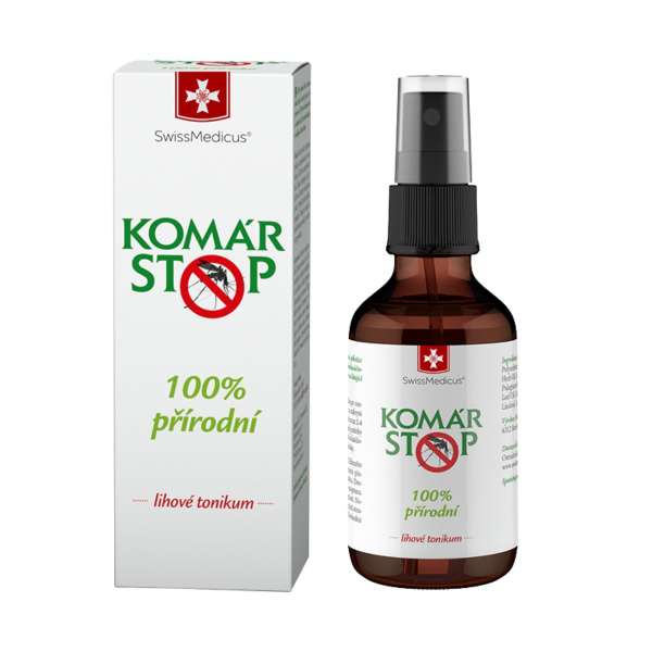 KomárStop természetes tonik szúnyogok és rovarok ellen - 100 ml - SwissMedicus