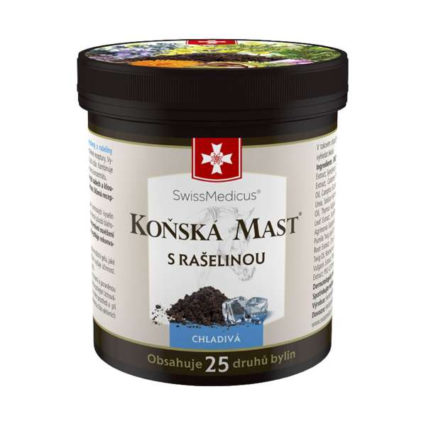 SwissMedicus hűsítő lóbalzsam tőzeggel – 250 ml