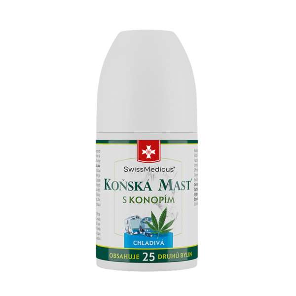SwissMedicus hűsítő kenderes lóbalzsam ROLL-ON – 90 ml