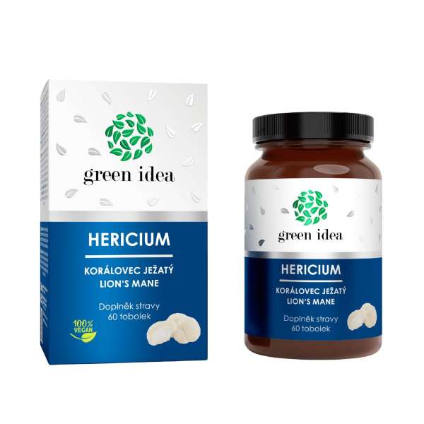Hericium – süngomba – 60 kapszula - Green idea