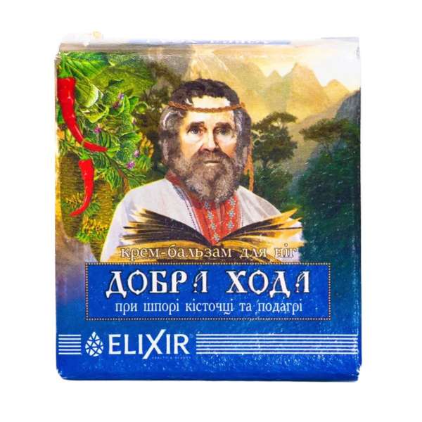 Könnyű járás krémbalzsam saroksarkantyú, köszvény és bütyök esetére - 10 ml – Elixir