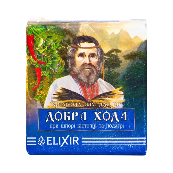 Könnyű járás krémbalzsam saroksarkantyú, köszvény és bütyök esetére - 10 ml – Elixir